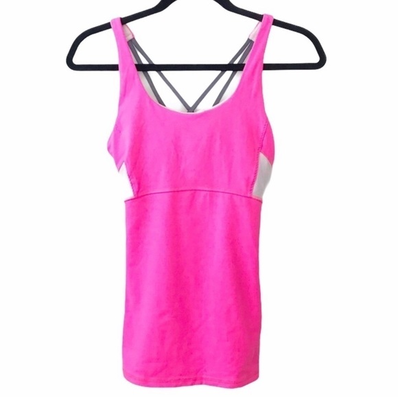 Athleta Pink Start Up Athletic WorkOut Tank Top - Picture 1 of 9